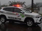 PM recupera em Saudades veículo que havia sido furtado em Descanso