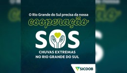 Sicoob divulga medidas emergenciais para os cooperados afetados pelas enchentes no Rio Grande do Sul