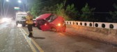Motorista embriagado colide em mureta de proteção em ponte de São Carlos