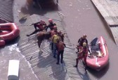 Cavalo “Caramelo” é resgatado após ficar ilhado em telhado no RS