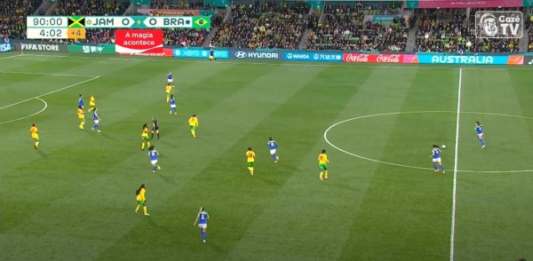 Brasil joga mal, empata com Jamaica e é eliminado da Copa do Mundo Feminina