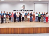 Câmara de SMOeste presta homenagem a atletas da Escola da Chapecoense por conquista no futebol