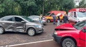 Colisão entre veículos deixa quatro crianças feridas