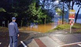 Nível do Rio Uruguai em Itapiranga ultrapassa os 11 metros e preocupa autoridades