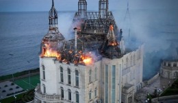 Ataque russo destrói “Castelo do Harry Potter” na Ucrânia